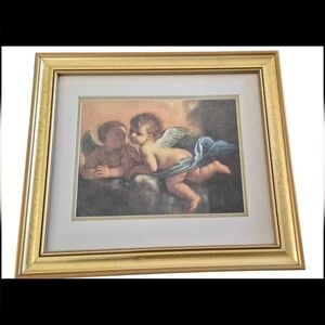 Gold Framed Angelic Art Print